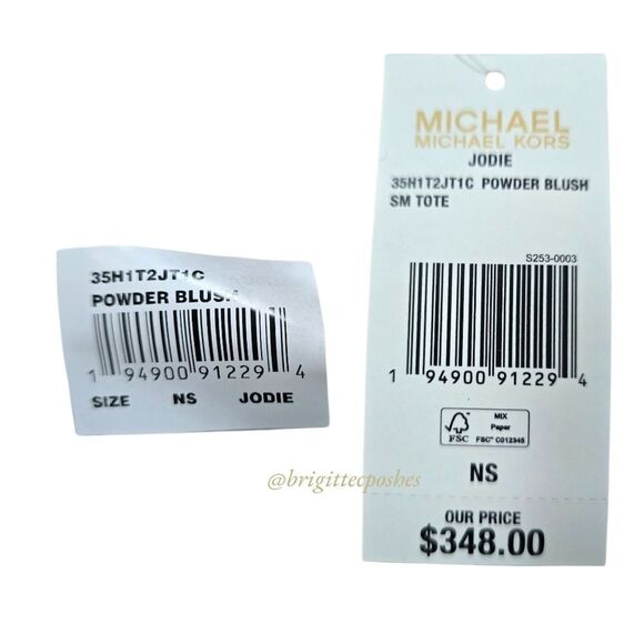 MICHAEL MICHAEL KORS Jodie Powder Blush Small Tote - Picture 11 of 12
